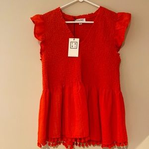 NWT THML smocked shirt